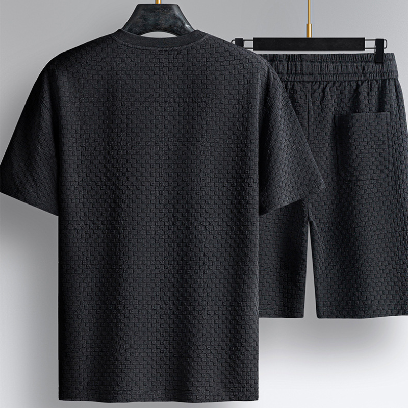 Capri Men's Waffle Knit Loungewear Set – Two-Piece Co-ord – view 4