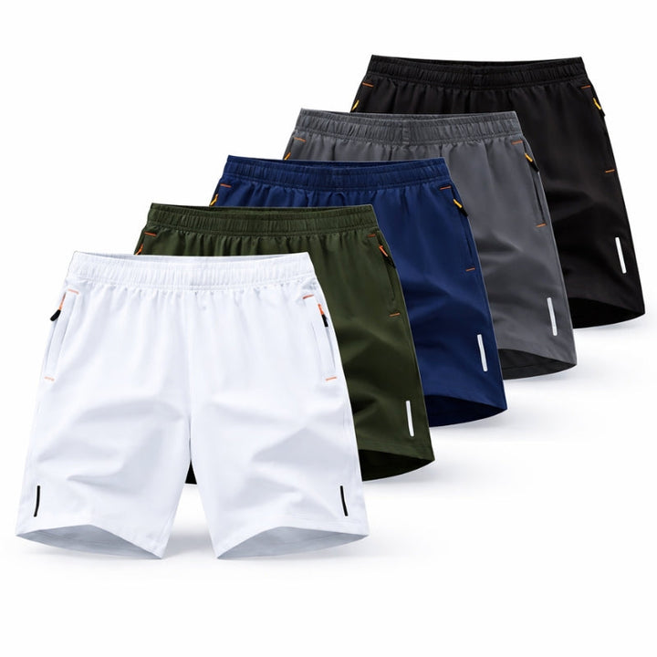 Men's Quick-Dry Training Shorts – Zip-Pocket Gym & Running Shorts – view 5