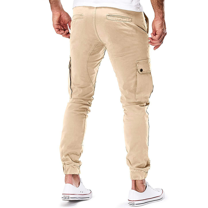 Men's Cargo Joggers – Stretch Cotton Blend Casual Trousers – view 3