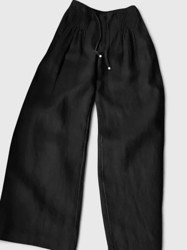 Women's Flowing Wide-Leg Pants - Effortless Everyday Elegance