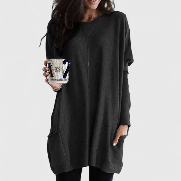 Women's Relaxed Fit Tunic with Pockets - Everyday Comfort