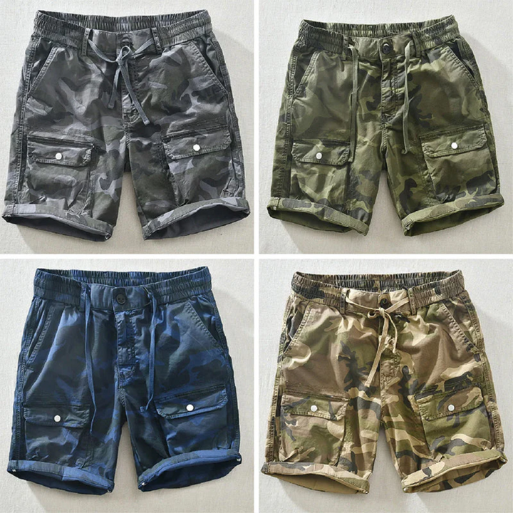 Men's Camo Shorts – Barcelona Relaxed Fit Summer Streetwear – view 5