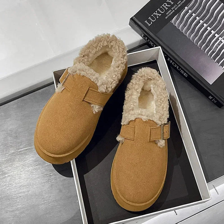 Women's Velvet Plush Slippers – Cosy Faux Suede House Shoes – view 7