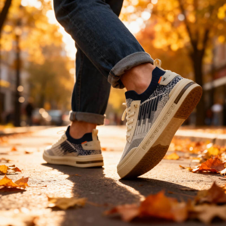 Men's Knit Trainers – Lightweight Cushioned Everyday Sneakers – view 5