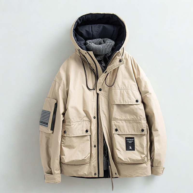 Men's Insulated Utility Parka – Weather-Resistant City Coat – view 4