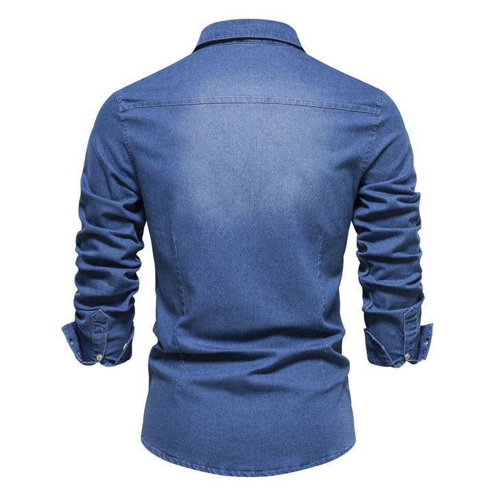Men's Premium Denim Shirt – Versatile Smart Casual Layer – view 4