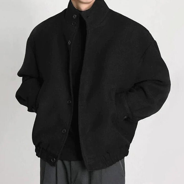 Men's Finn Bomber Jacket – Oversized High-Collar Design – view 7