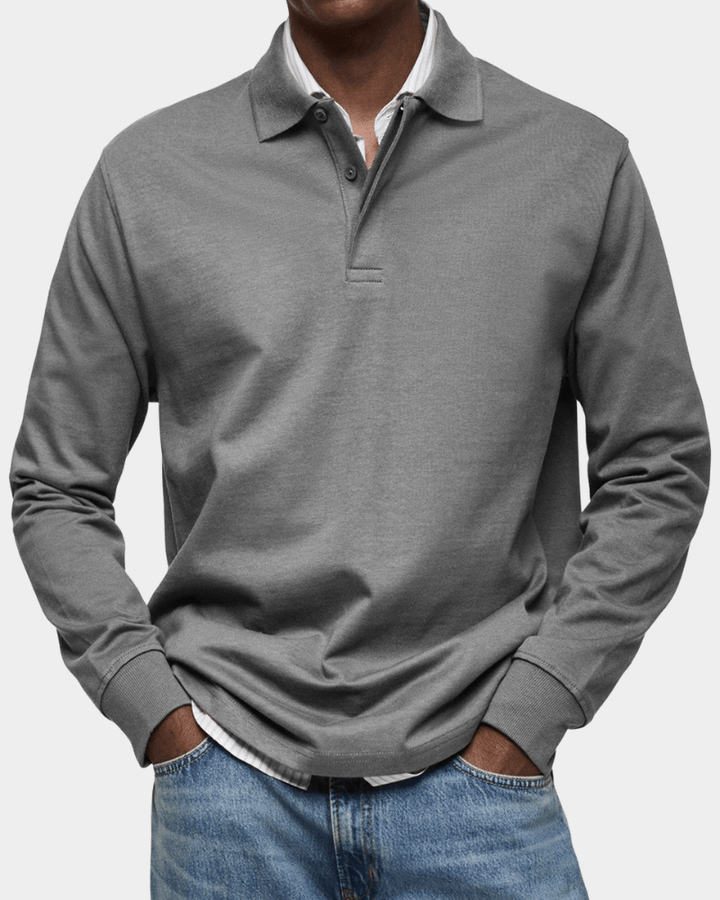 Wilson | Klassisches Langarm-Poloshirt
