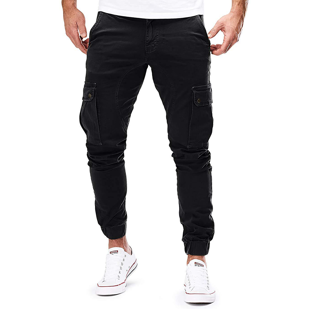 Men's Cargo Joggers – Stretch Cotton Blend Casual Trousers – view 5