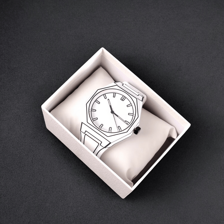 Unisex 3D Outline Watch with Silicone Strap – Water Resistant – view 10