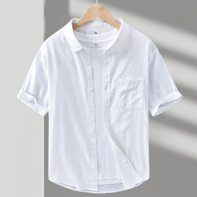 Men's Cotton-Linen Shirt – Relaxed Fit Casual Summer Shirt – view 2