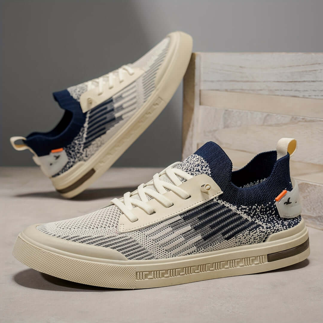 Men's Knit Trainers – Lightweight Cushioned Everyday Sneakers – view 8