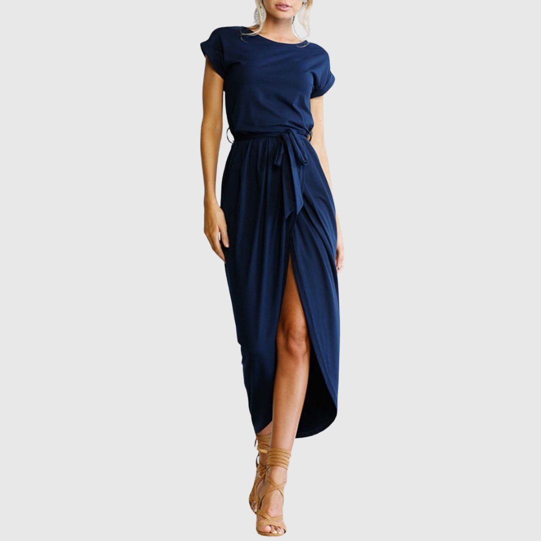 Women's Casual Midi Dress - Effortless Style for Any Occasion