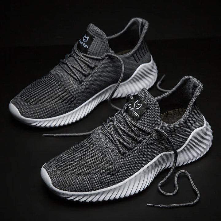 Men's Knit Trainers – Breathable Cushioned Everyday Sneakers