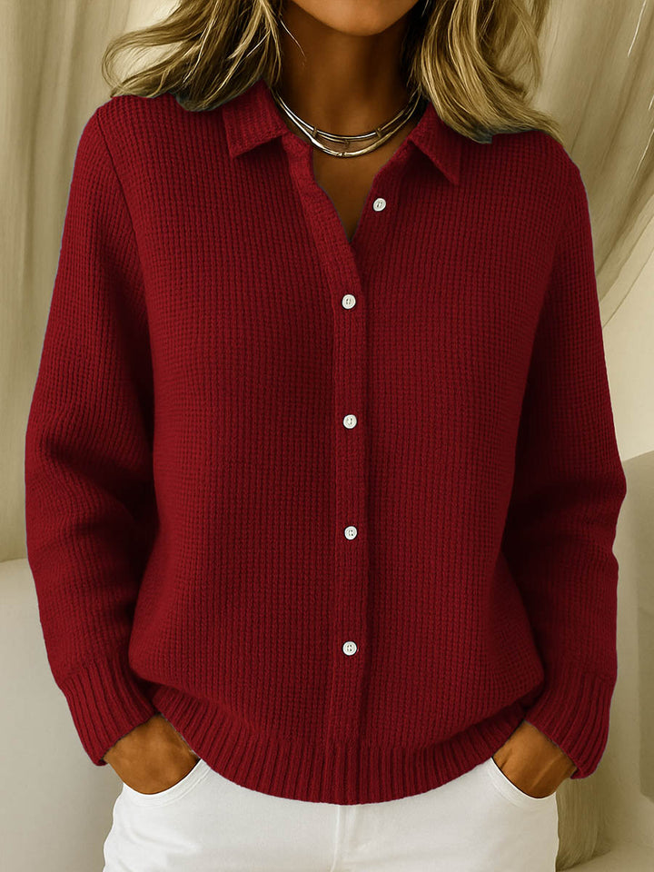 Women's Classic Knitted Button Cardigan – Timeless Comfort