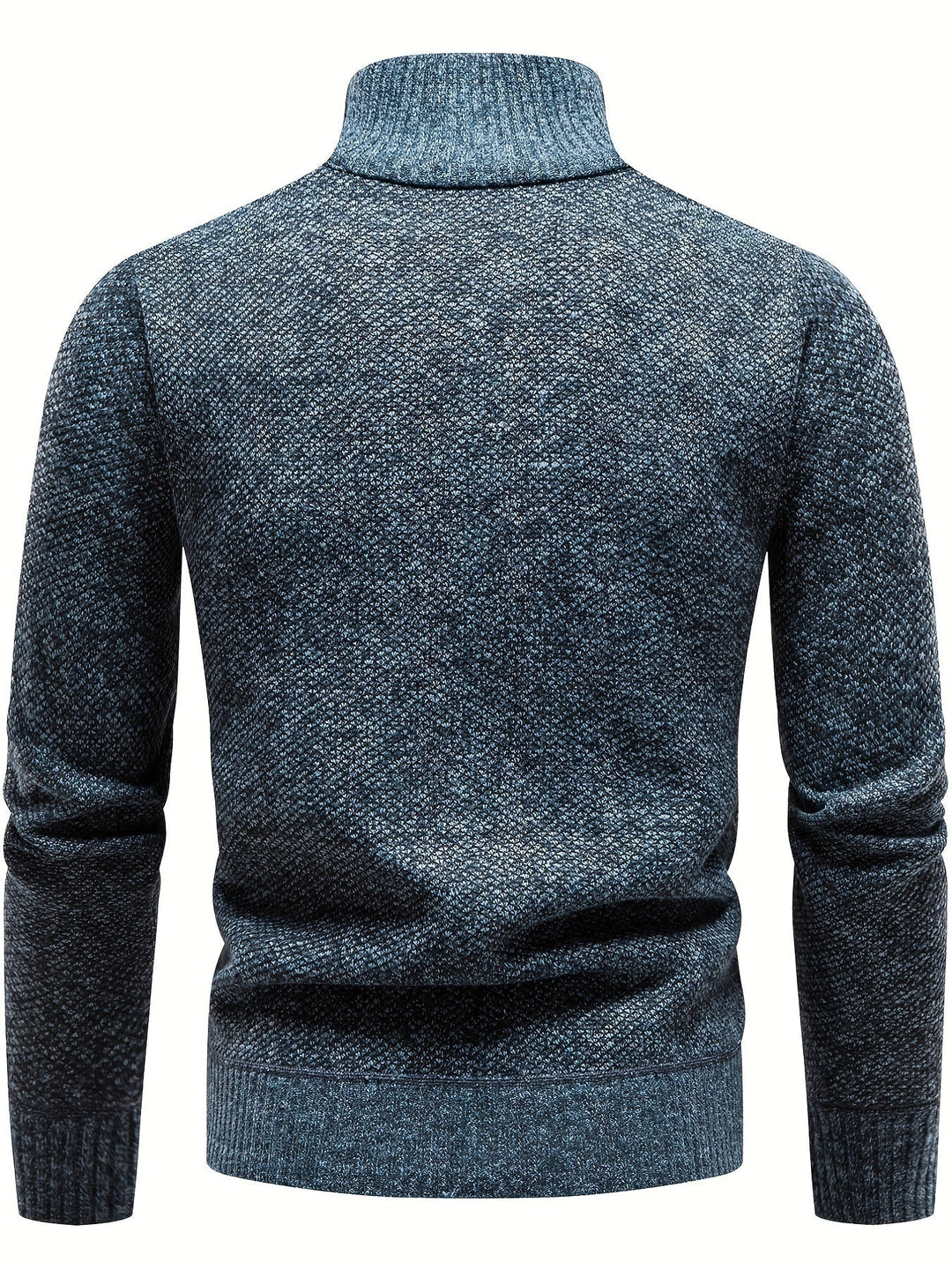Men's Soft Ribbed Knit Jumper – Relaxed Fit Everyday Layer – view 3