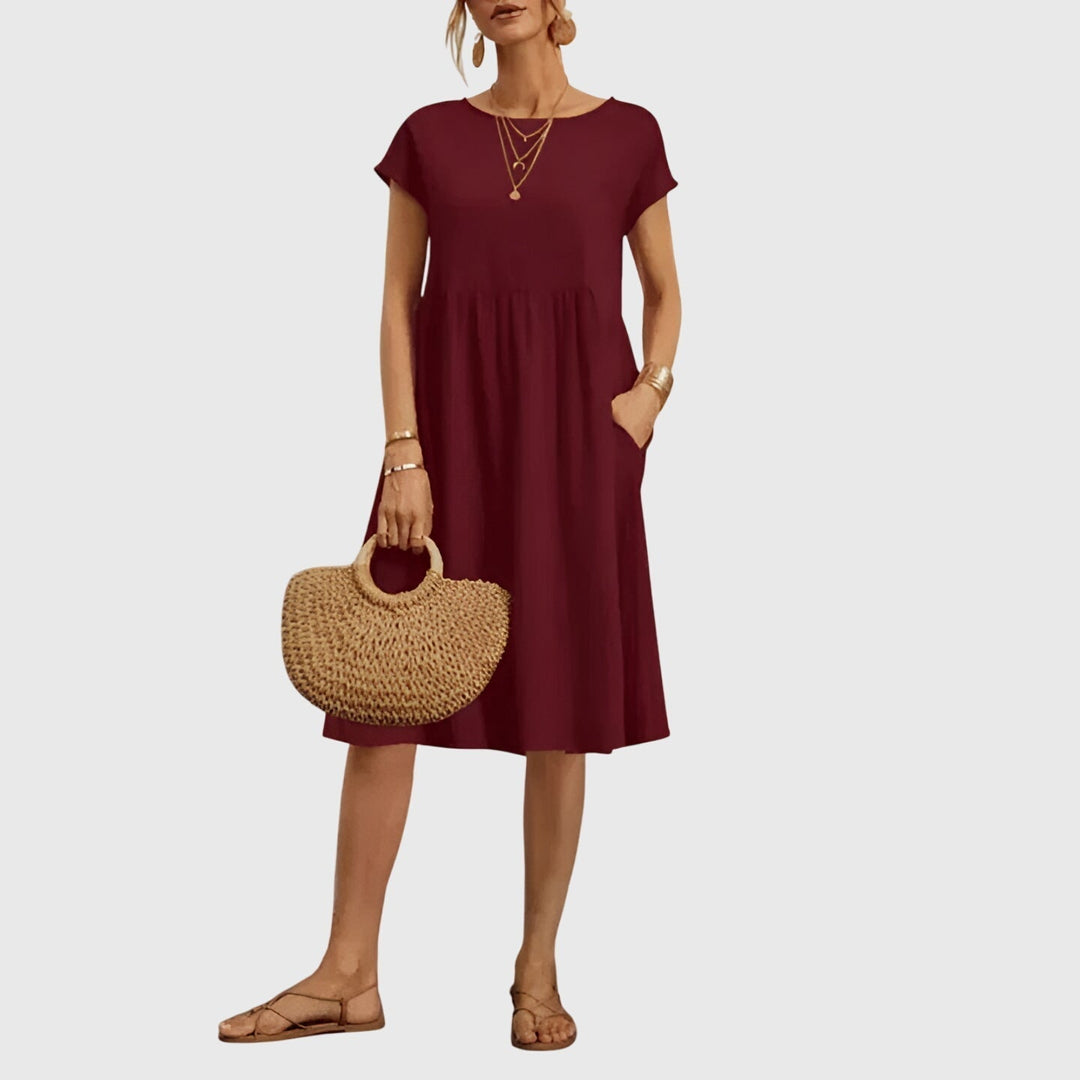 Women's Mirabel Elegant Spring Dress - Effortless Day to Night