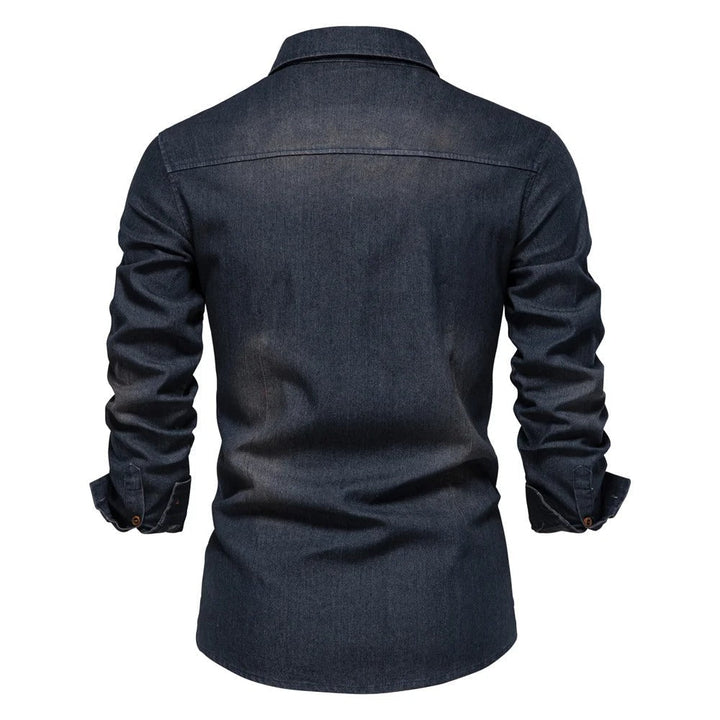 Men's Premium Denim Shirt – Versatile Smart Casual Layer – view 8