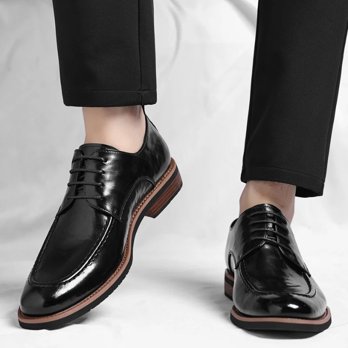 Men's Leather Derby Shoes – Smart Office & Formal Footwear – view 9
