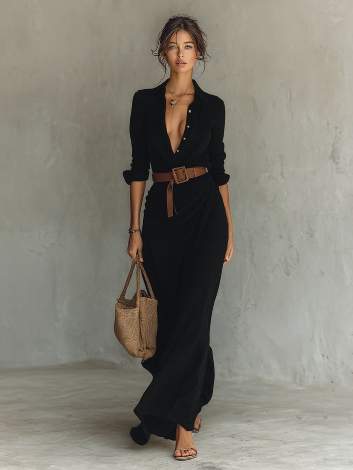 Women's Casual Maxi Dress - Effortless Everyday Style