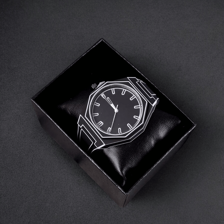 Unisex 3D Outline Watch with Silicone Strap – Water Resistant – view 5