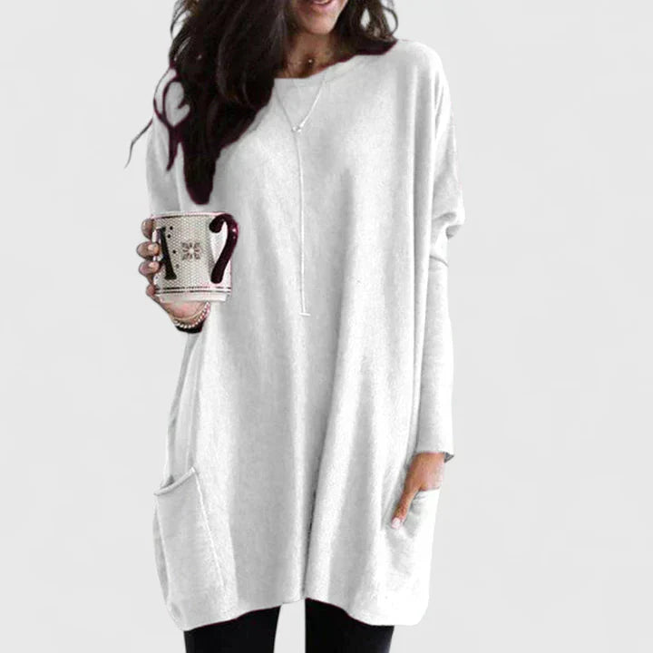Women's Relaxed Fit Tunic with Pockets - Everyday Comfort