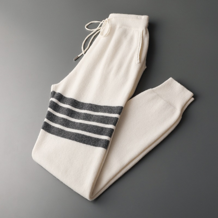 Men's Striped Knitwear Set – Relaxed Two-Piece Knit Co-Ord – view 7