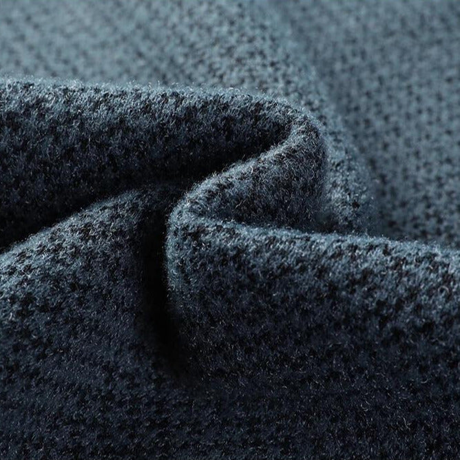 Men's Wool Textured Knit Jumper – Breathable All-Season Layer – view 8