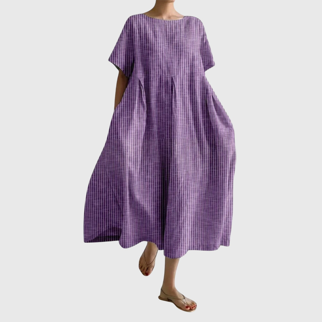 Women's Striped Casual Dress - Effortless Summer Style