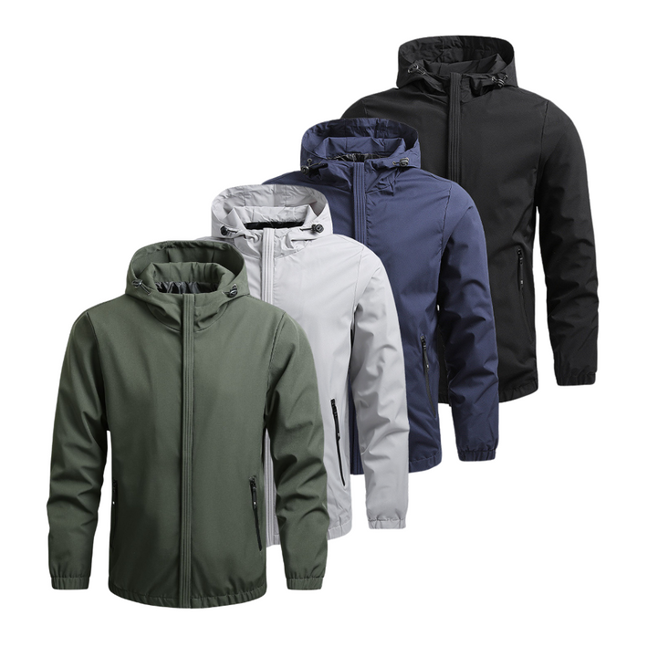 Men's Windproof Waterproof Shell Jacket – Lightweight Rain Layer – view 8