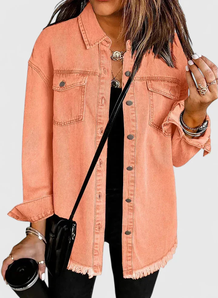 Women's Denim Jacket - Effortless Layering & Timeless Style