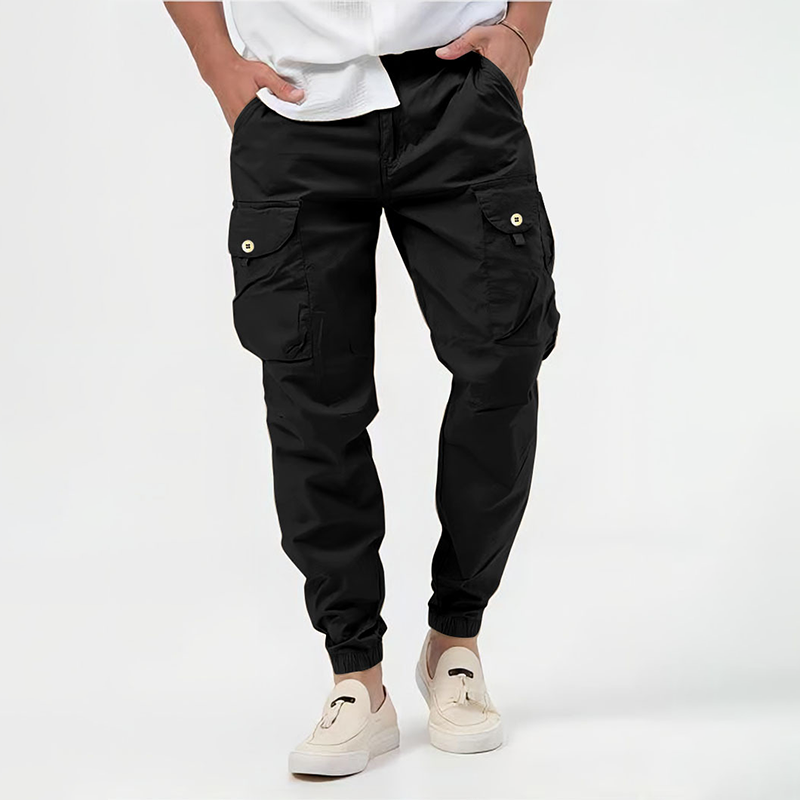 Men's Stretch Cargo Joggers – Tapered 4-Way Flex Trousers – view 7