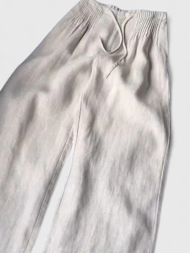 Women's Flowing Wide-Leg Pants - Effortless Everyday Elegance
