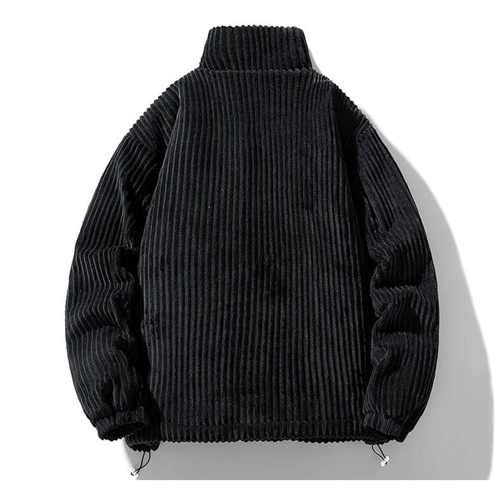Men's Corduroy Jacket – Quilted Lining – Funnel Neck Warmth – view 12