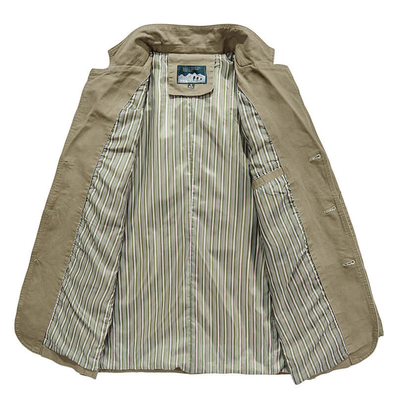 Men's Cotton Twill Blazer – Relaxed Smart-Casual Tailoring – view 8