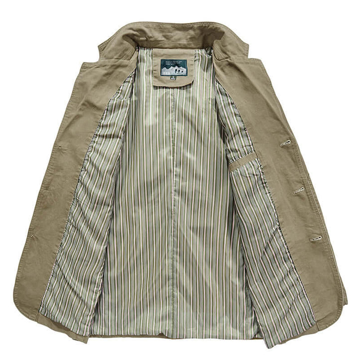 Men's Cotton Twill Blazer – Relaxed Smart-Casual Tailoring – view 8