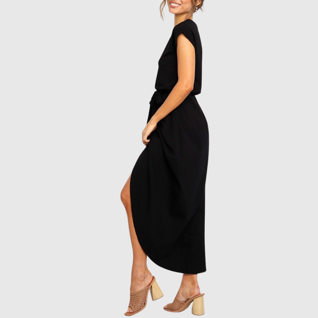 Women's Casual Midi Dress - Effortless Style for Any Occasion