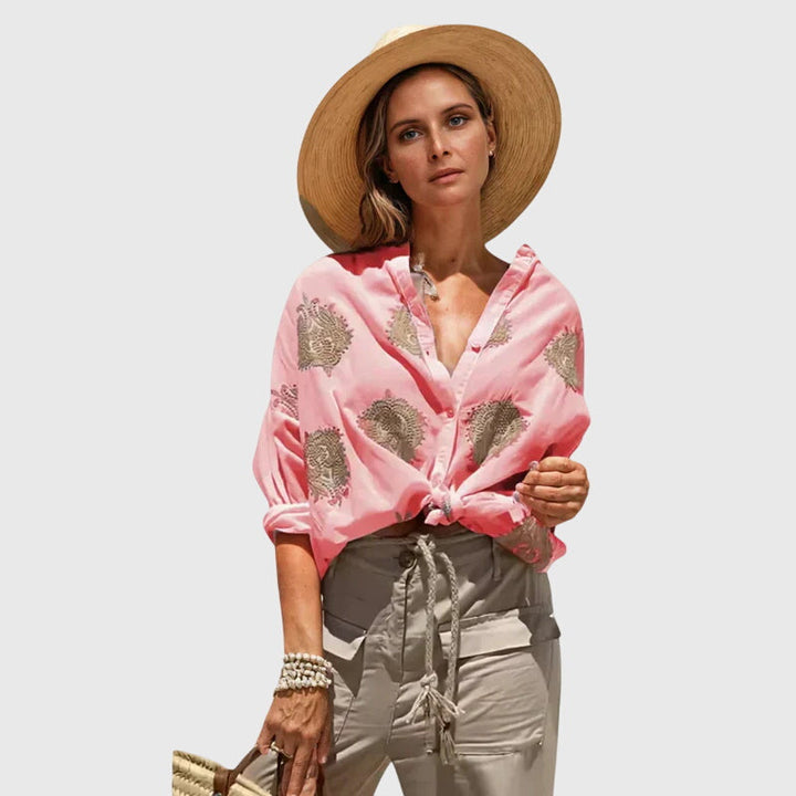 Women's Josie Light and Chic Blouse - Versatile Summer Top