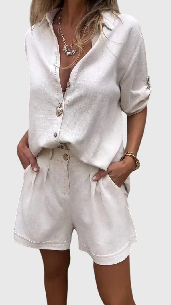 Women's Summer Two-Piece Set - Soft & Breezy Style