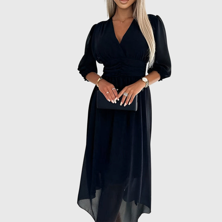 Women's Aria Lightweight Silky Chiffon Dress - Effortless Elegance