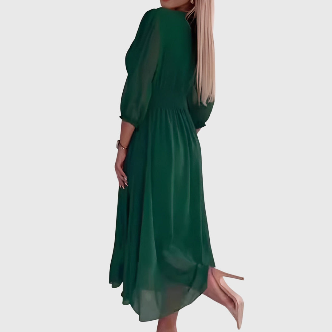Women's Aria Lightweight Silky Chiffon Dress - Effortless Elegance