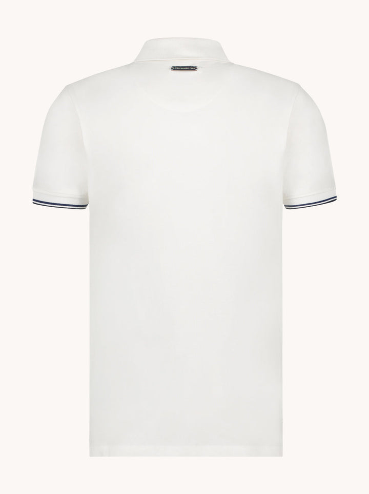 Men's Garment-Dyed Cotton Polo Shirt – Soft Washed Colours – view 2