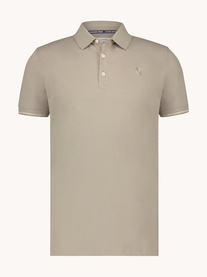 Men's Garment-Dyed Cotton Polo Shirt – Soft Washed Colours – view 5