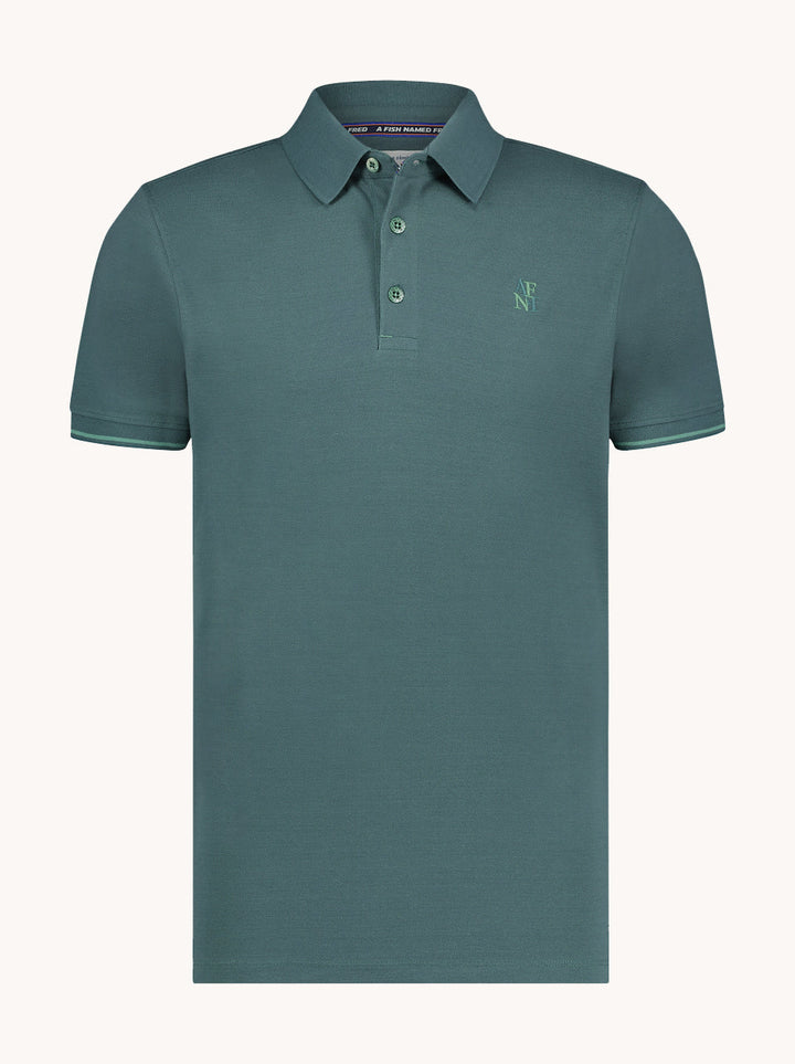 Men's Garment-Dyed Cotton Polo Shirt – Soft Washed Colours – view 10