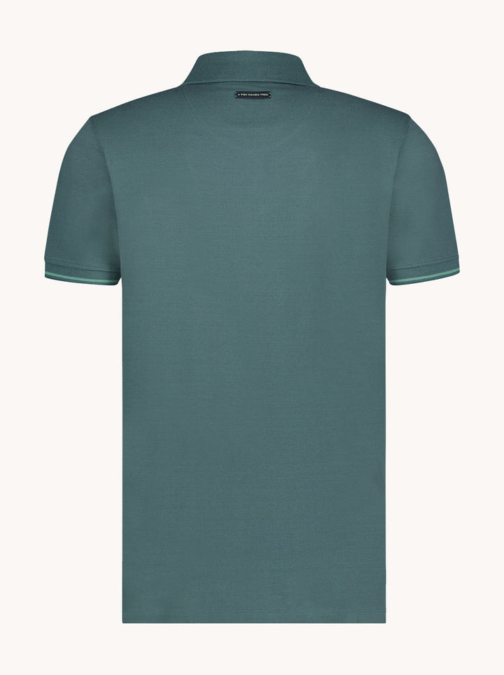 Men's Garment-Dyed Cotton Polo Shirt – Soft Washed Colours – view 11