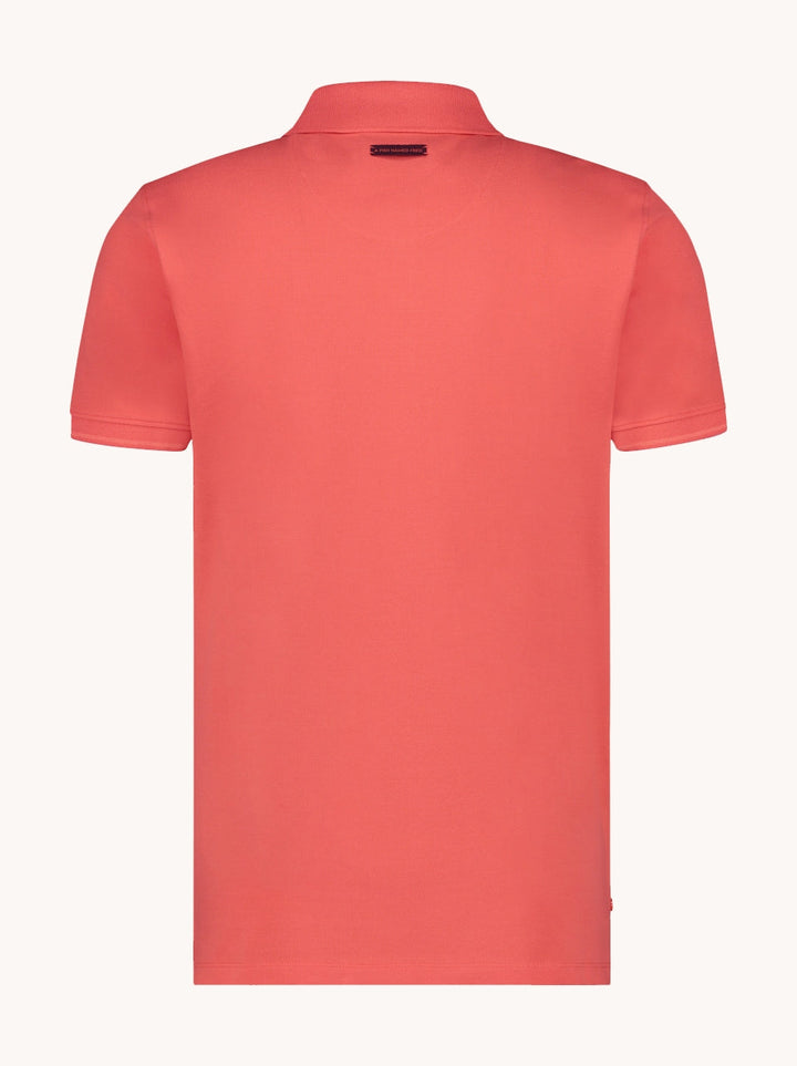 Men's Garment-Dyed Cotton Polo Shirt – Soft Washed Colours