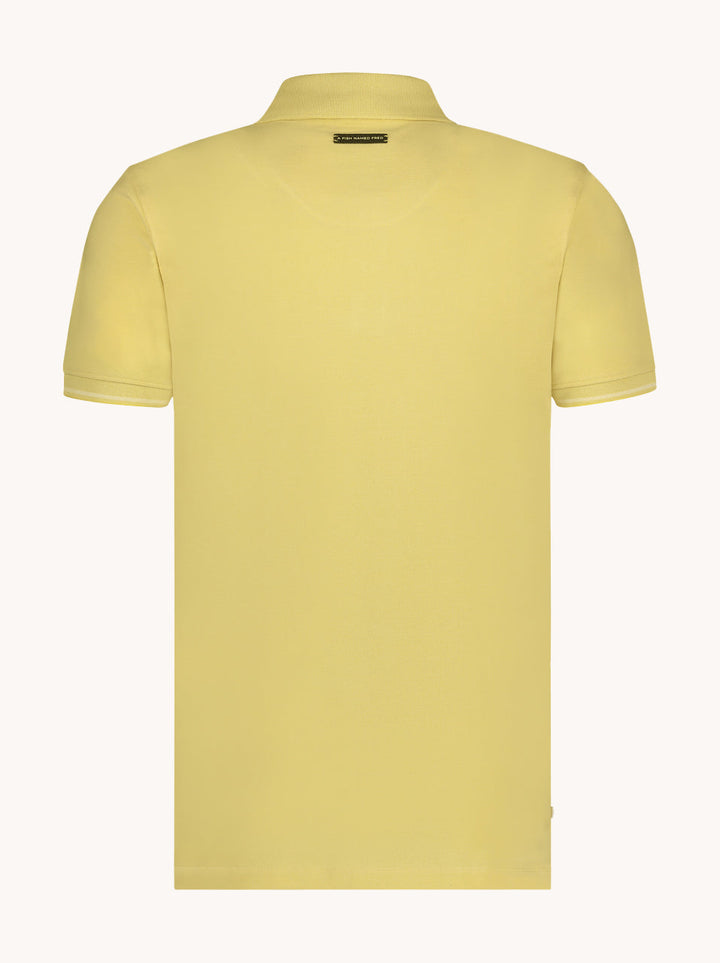 Men's Garment-Dyed Cotton Polo Shirt – Soft Washed Colours