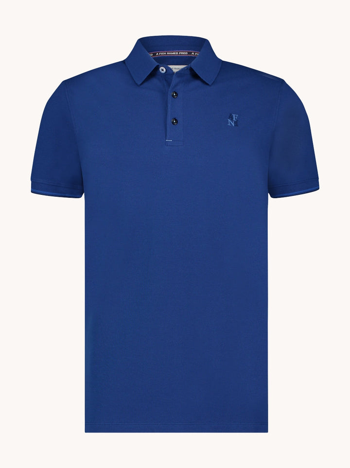 Men's Garment-Dyed Cotton Polo Shirt – Soft Washed Colours