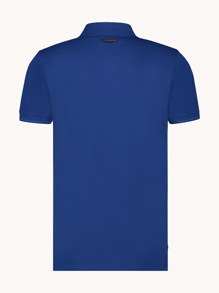 Men's Garment-Dyed Cotton Polo Shirt – Soft Washed Colours