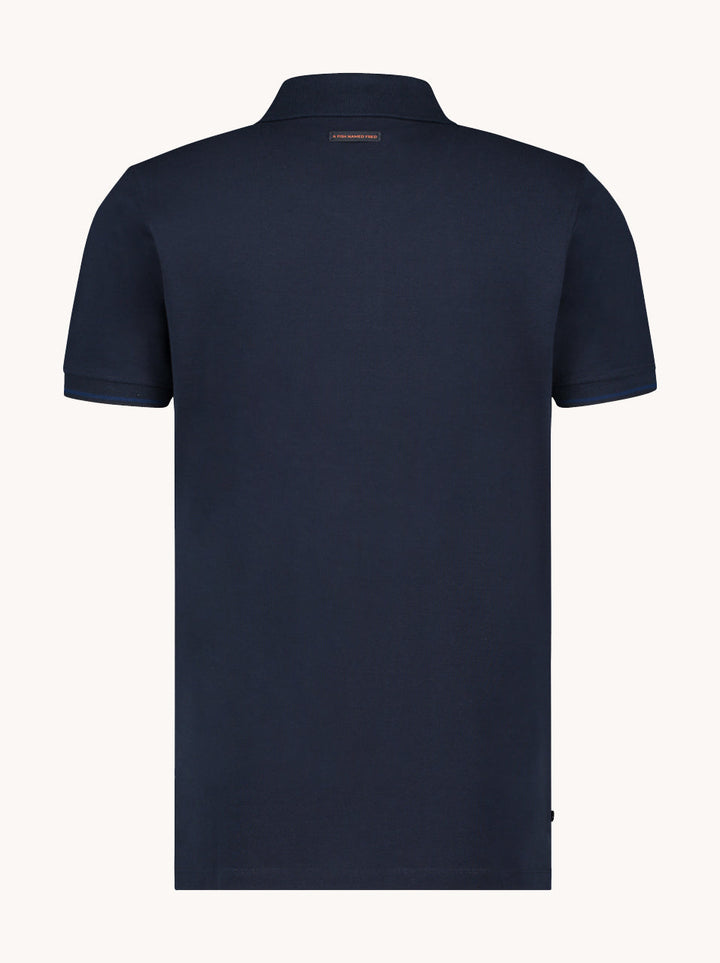 Men's Garment-Dyed Cotton Polo Shirt – Soft Washed Colours